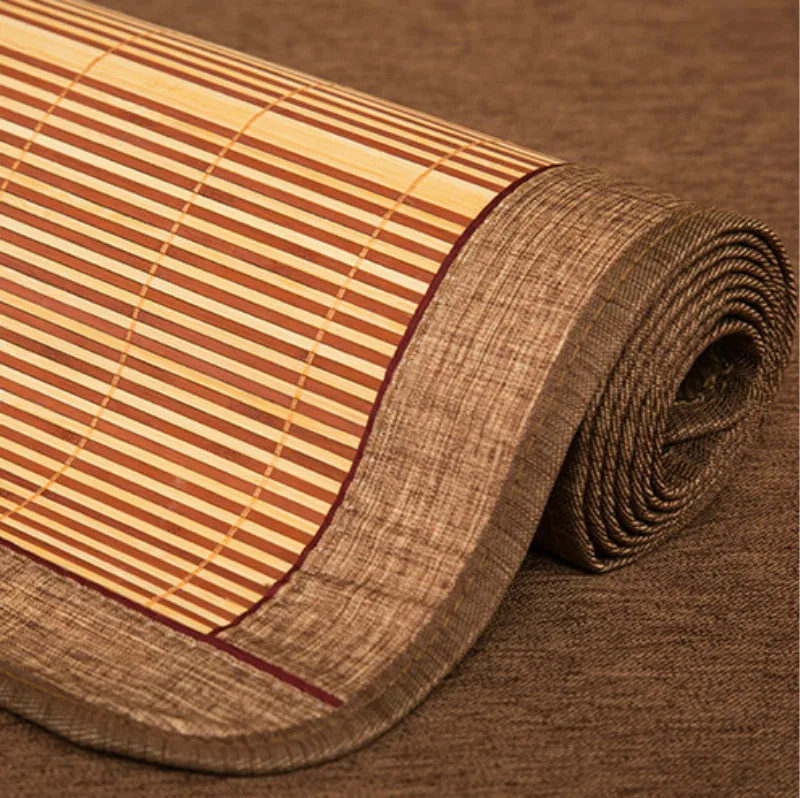 Крутой бамбуковый летний коврик/матрас двухсторонняя Складная упаковка 1,5/1,8 бамбуковый коврик