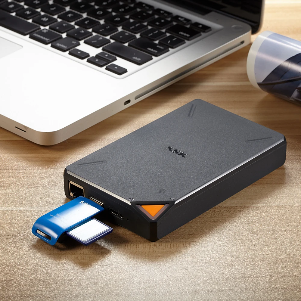  SSK Portable Wireless External Hard Drive Hard Disk Smart Hard Drive 1TB Cloud Storage WiFi Remote 