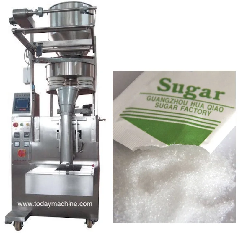 

Small Bag Food Snack Sugar Candy Sachet Packing Machine For Plastic Bags