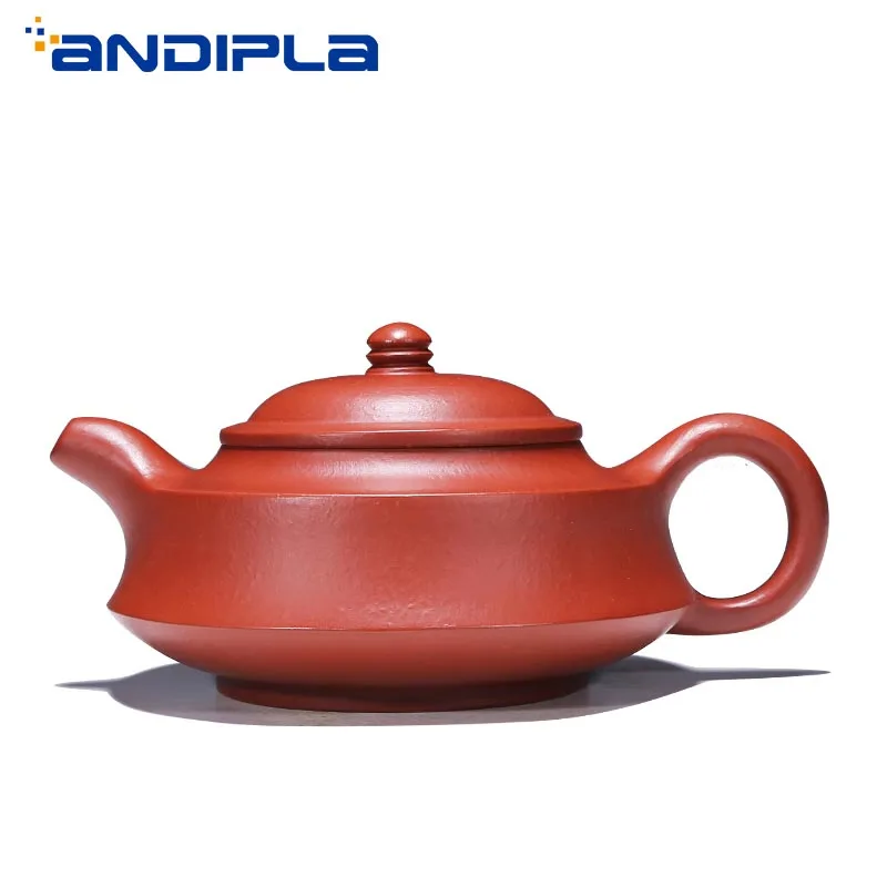 

250cc Authentic Yixing Teapot Zhou Pan Pot Purple Clay Master Handmade Tea Maker Kung Fu Tea Set Brew Tea Pot Vintage Home Decor
