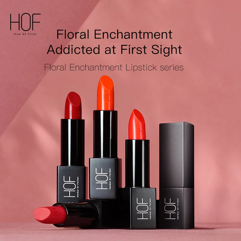 

HOF Makeup waterproof Professional long lasting Moisturizing Lipstick