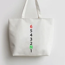 1N23456 мотоциклетные холщовые сумки сумка для покупок с персонажем из мультфильма шоппер продуктовый мешок GA774