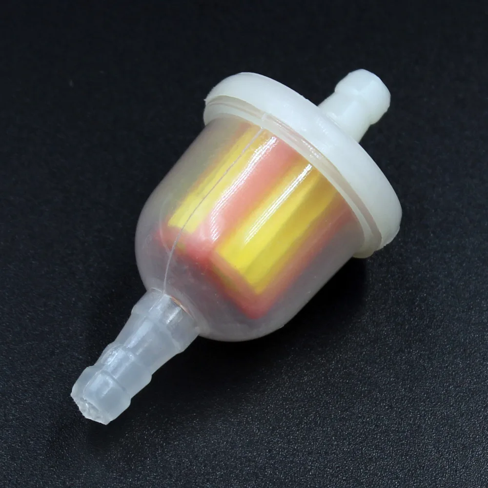 Inline Plastic Gas Fuel Filter Moped Scooter Go Kart Dirt Bike ATV