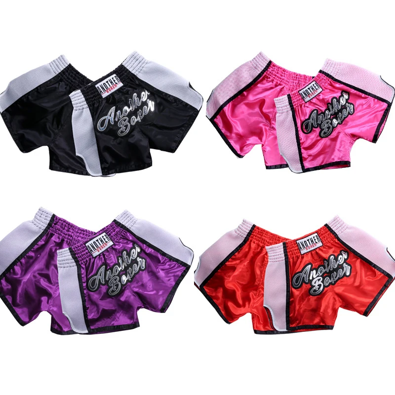 MMA Grappling Kickboks для мужчин и женщин, Муай Тай шорты, детская спортивная одежда для тренировок, фитнеса шорты для кикбоксинга, детские шорты для кикбоксинга