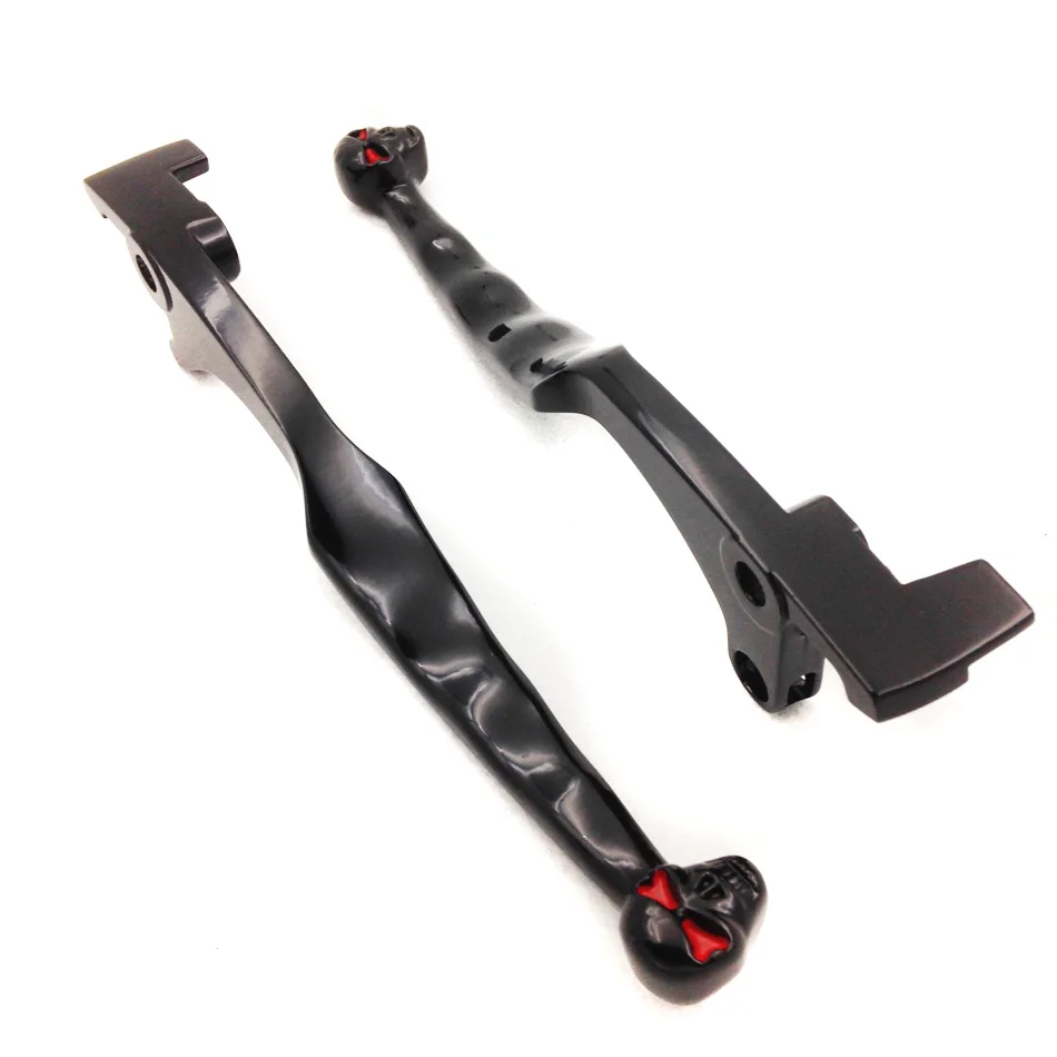 

Aftermarket Free shipping motorcycle parts Black Brake Clutch Skull Hand Levers for Kawasaki Vulcan 1500 1600 2003-2008