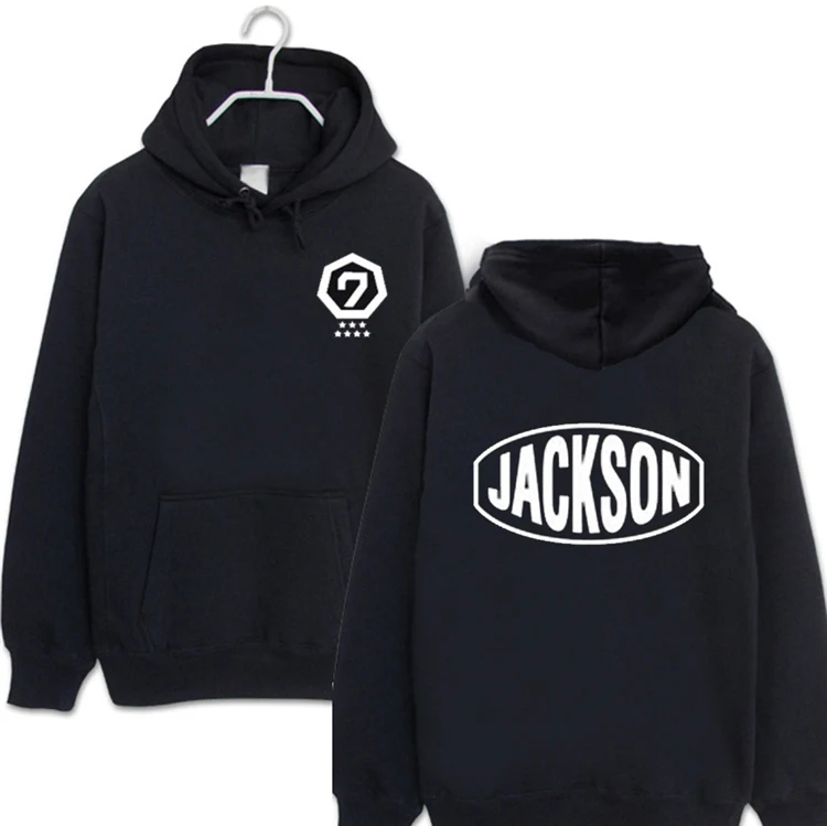 2016 NEW GOT7 KPOP official Same unisex Pullovers Fleece hooded Hoodies k-pop got 7 Korean Style Autumn Winter Sweatshirts coat | Женская
