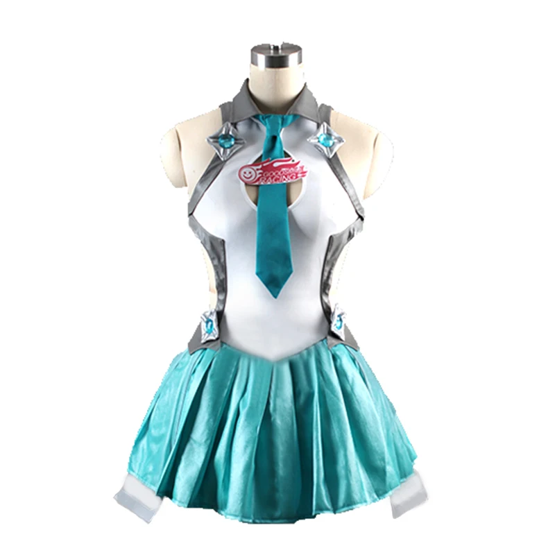 

Custom Made Hatsune Miku Nitro Super Sonic Super Sonico Anime Racing suits Cosplay Costume
