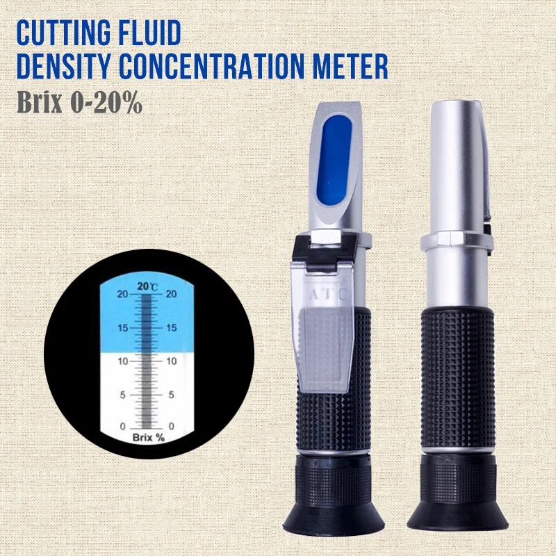 Cutting Fluid Density Concentration Meter 020 Refractometer Chemical