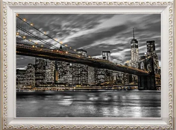 

Romantic London 40X50 New Needlework 100% Full Square Drill Diamond Painting New York Diy Cross Stitch Diamond Embroidery Mosaic