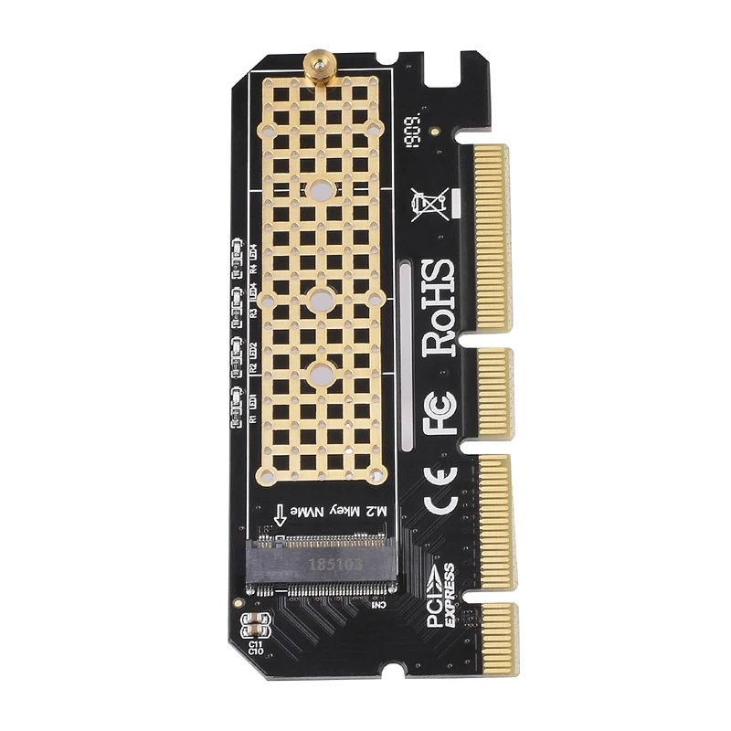 Плата расширения PCIE на M2 со светодиодной индикацией интерфейс компьютерного