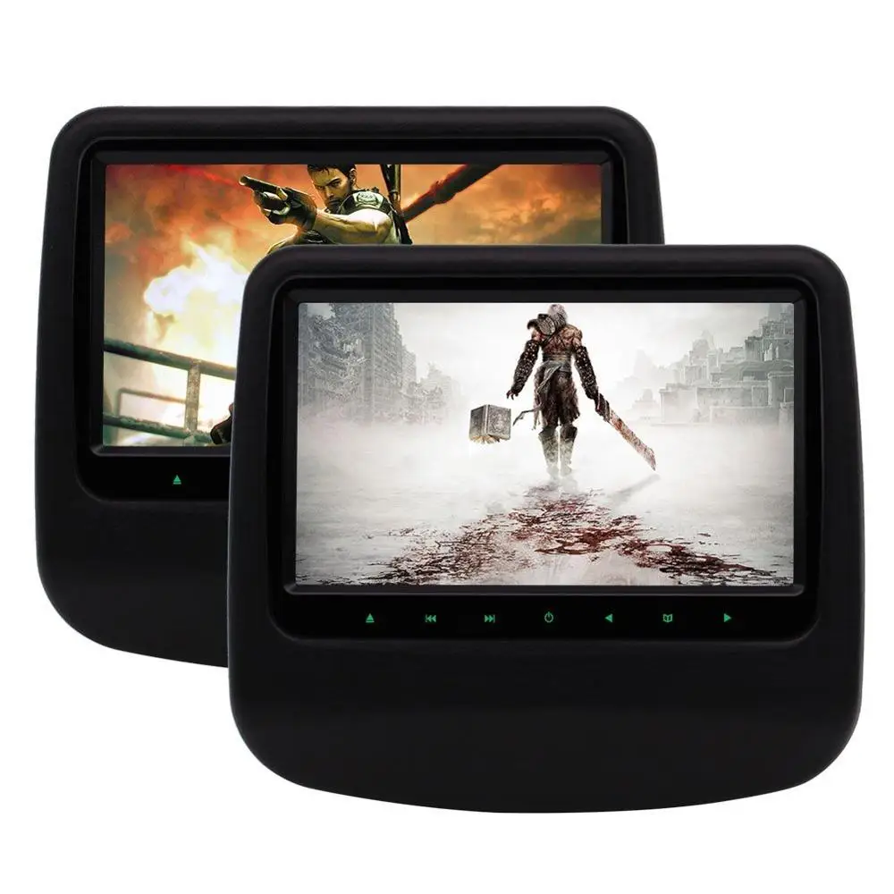 Двойной автомобильные подголовники крепление из 2 предметов сиденье PC DVD плееры с