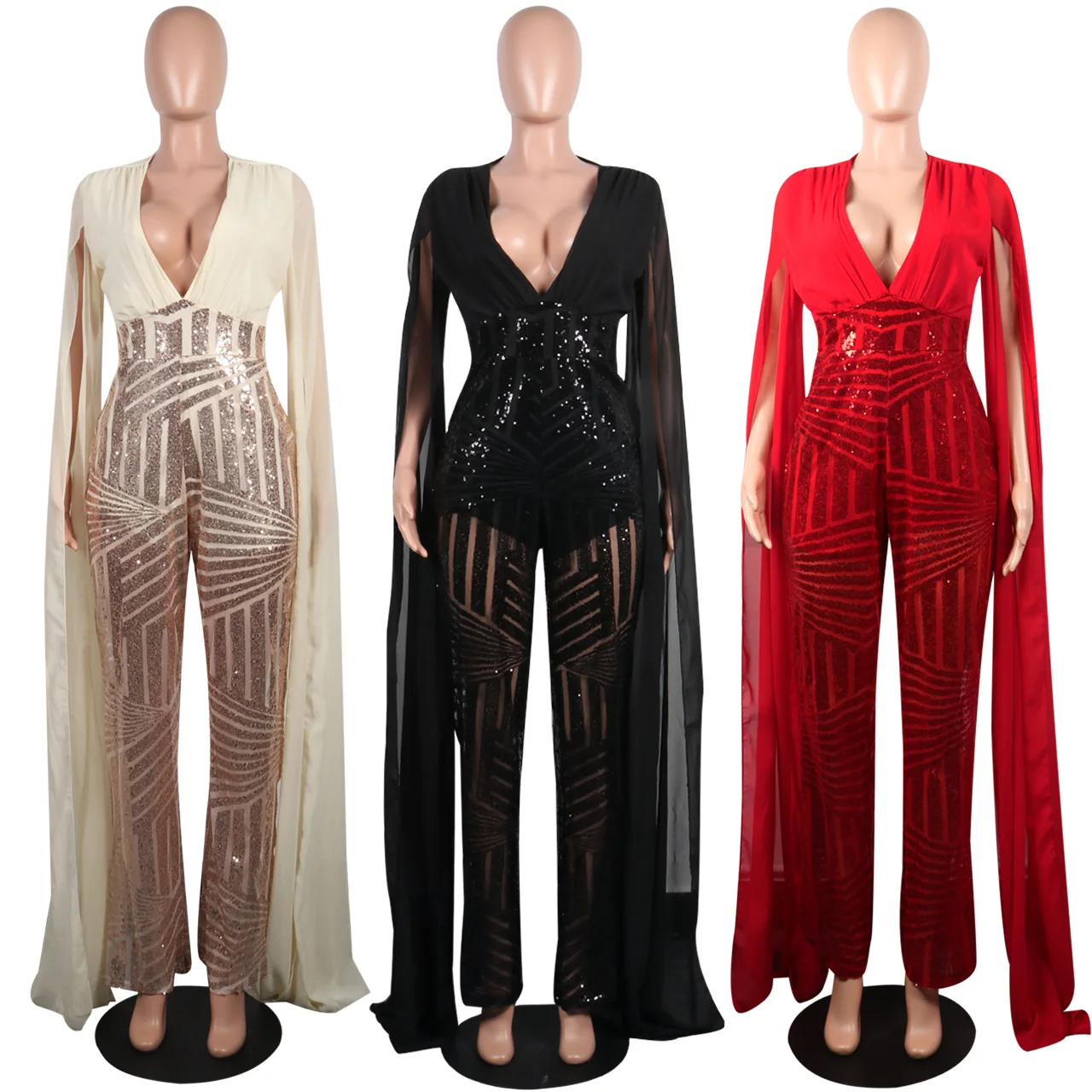 Summer Rompers Women Straps Jumpsuits Loose Casual Sexy V Neck Sleeveless Wide Leg Pants Summer Rompers Women Straps Jumpsuits Loose Casual Sexy V Neck Sleeveless Wide Leg Pants