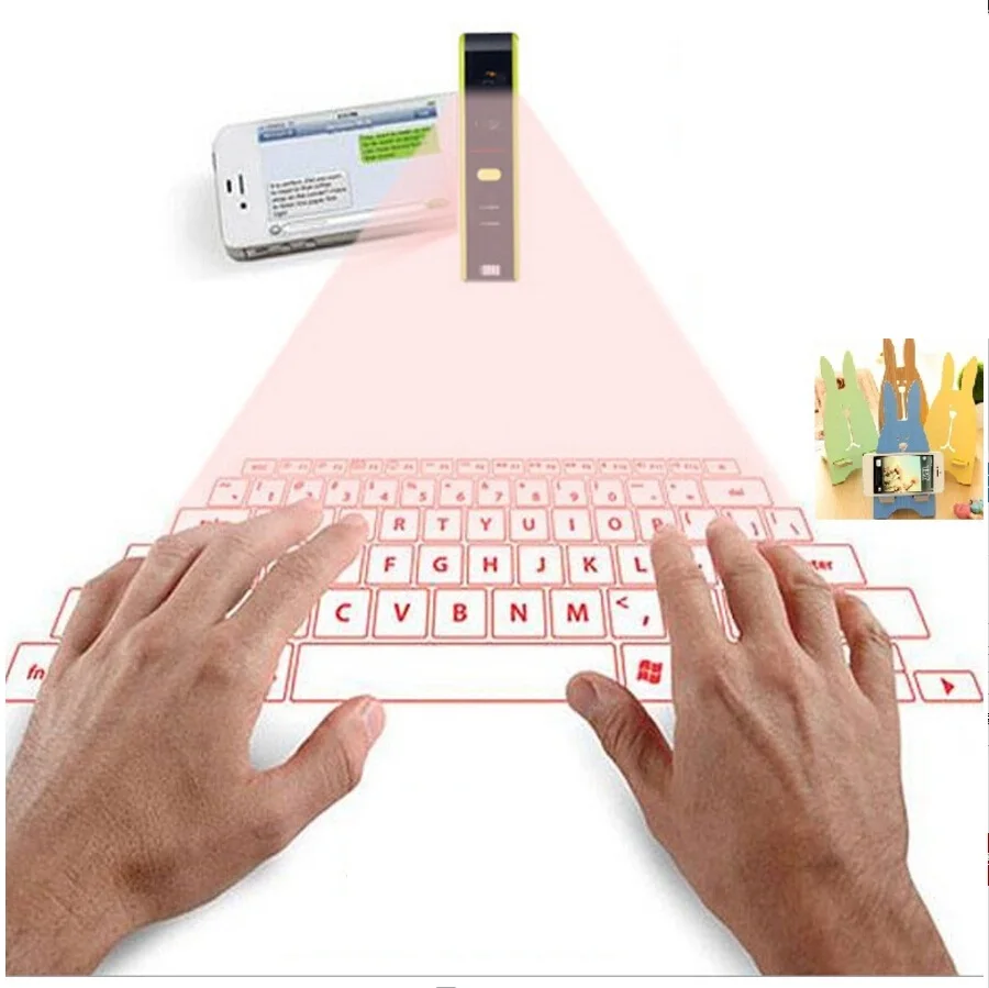 Laser projection Keyboard Mouse Bluetooth wireless speaker Power bank