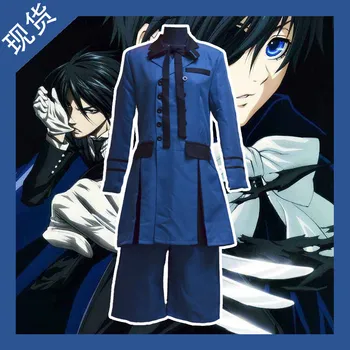 

[Stock] Anime Black Butler Ciel Phantomhive Cosplay Hallowmas Party Uniform Suit Cosplay Costumes Role Play Uniforms New