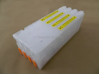 

Transparent design ! printer ink cartridge for Epson 7400 9400 350ml T5672-T5678 come with a chip resetter