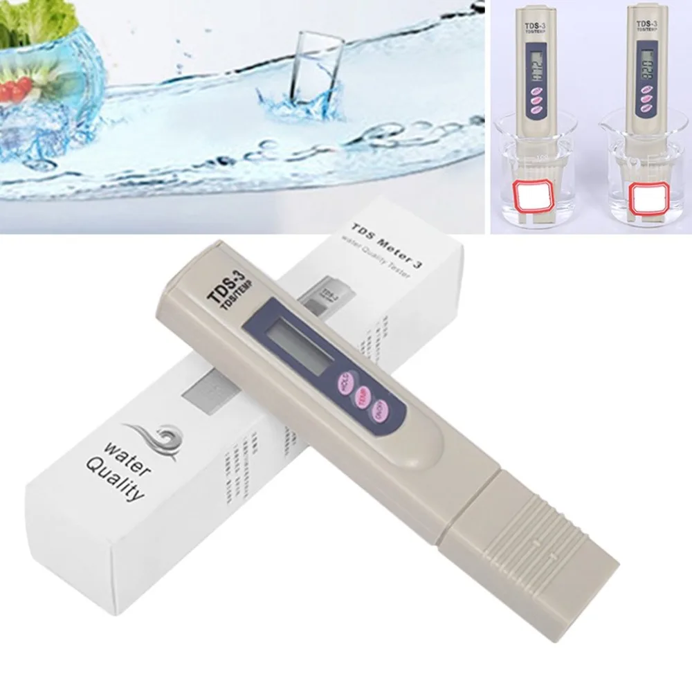 

Portable Size Handheld Digital Display TDS Tester Aquarium Pool SPA Water Quality Monitor Purity Tester Tools