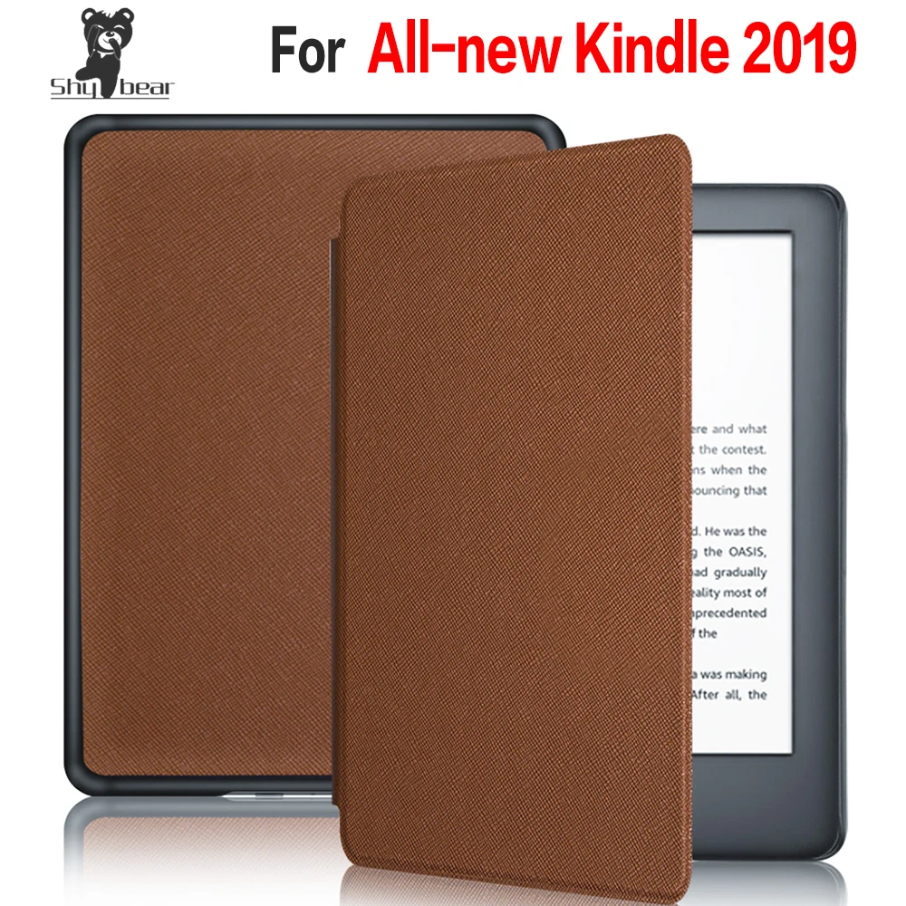 Folio PU кожаный чехол для Amazon All-new Kindle для Kindle 10th электронная книга чехол Магнит крышка+ Защитная пленка для экрана