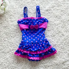 Новые милые девушки дети Одна деталь Плавание одежда ванный Комплект Лето Плавание костюм Плавание ming ребенка Пляжная одежда детей Плавание платье Плавание костюмы