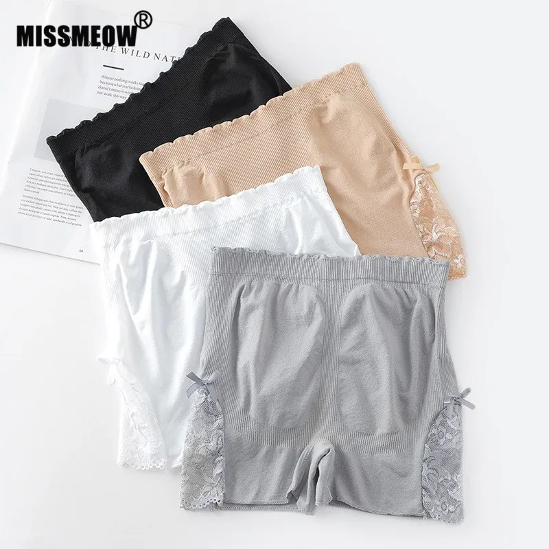 

MISSMEOW women's leggings Elastic Sheer Lace Hem Sexy summer High Quality Short Leggings Women Trousers leggins women Free Size