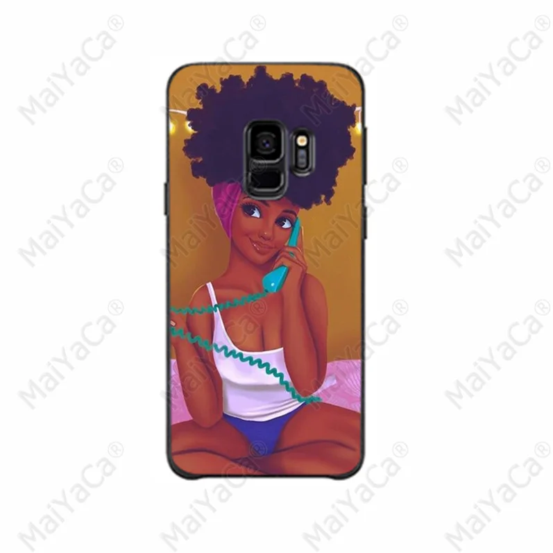 Colorful art african girl