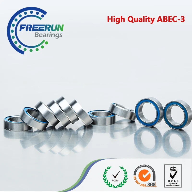 

10PCS 5X8X2.5 Blue rubber bearings MR85-2RS ABEC 3 Model bearings MR85 RS