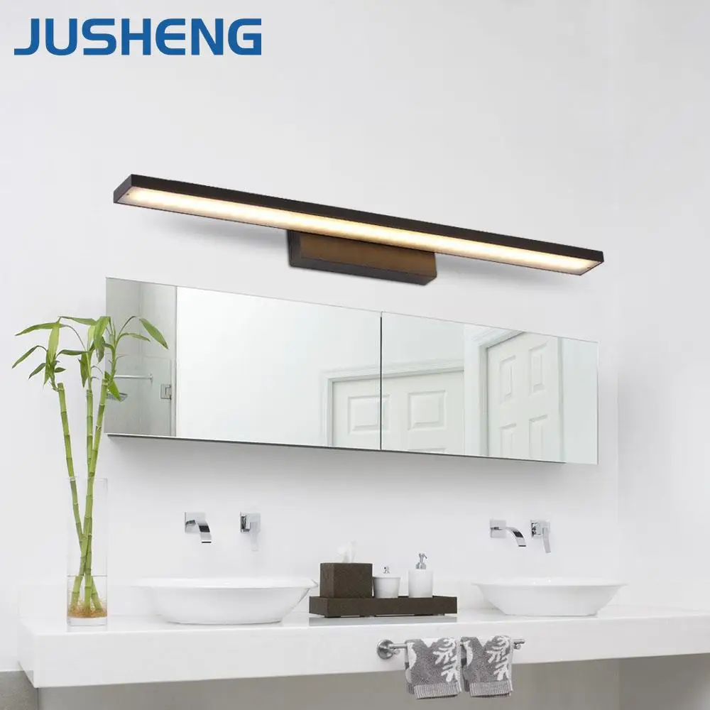 Contemporary White LED Mirror Lights Wall Mounted Over Mirror 24w LED Bathroom Light for Home Indoor  Lighting