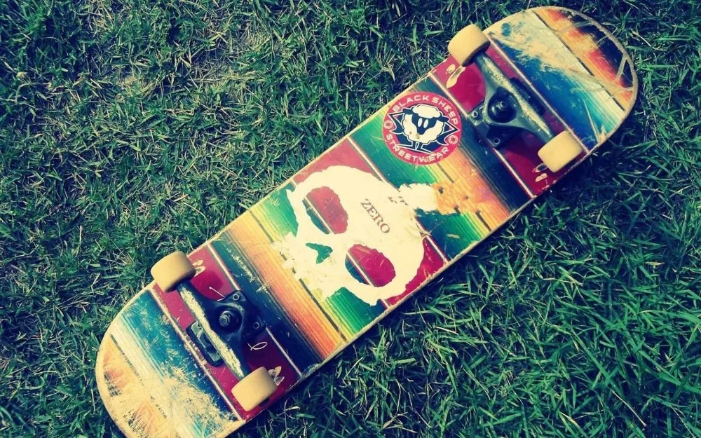 Home Decor Double skateboard Skateboarding 3-Silk Art Poster Wall Sicker Decoration Gift