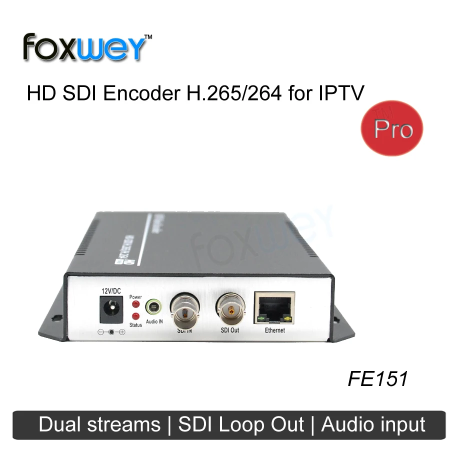 Качество 1080 P 60fps HD SDI encoder H264 кодирования, RTMP wowza поддержка решение IPTV Live Stream, вещания, трансляции foxwey