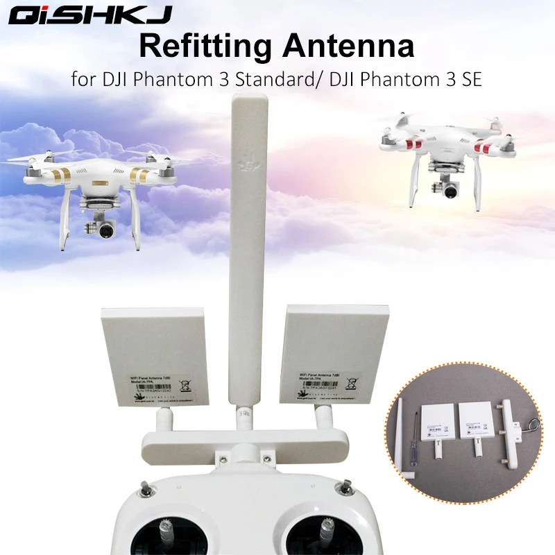 $49.88 Phantom Standard 3S 3SE Remote Controller Refitting Antenna WiFi Extender Signal Booster for dji
