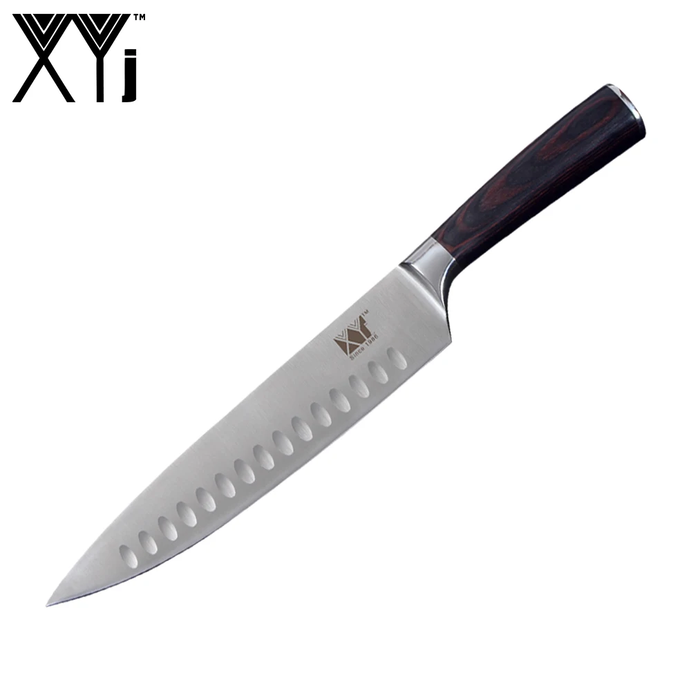XYj Brand Stainless Steel Knife 8" Chef Knife High end Handmade Cooking