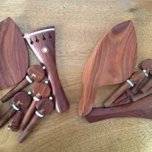 Части скрипки, 2 комплекта отличная скрипка фитинги 4/4 красный палисандр инкрустация кости