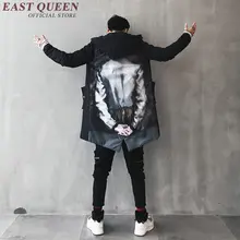 Японская уличная одежда harajuku хип хоп с капюшоном Мужские куртки-бомберы верхняя одежда мужское кимоно куртка мужская зимняя KK1959 H