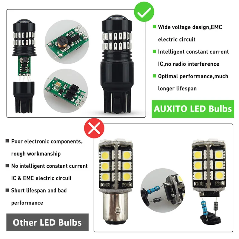 2x W21/5 Вт 7443 светодиодный T20 12 SMD 5730 Автомобильный сигнальная Поворотная лампа стоп