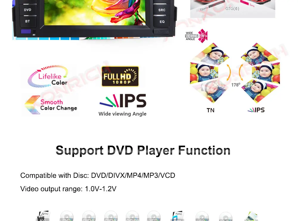 Clearance Car Multimedia Player GPS Android 8.1 2 Din DVD Automotivo For TOYOTA/AURIS/Altis/COROLLA 2012 2013 Radio FM 4 Core Wifi 12