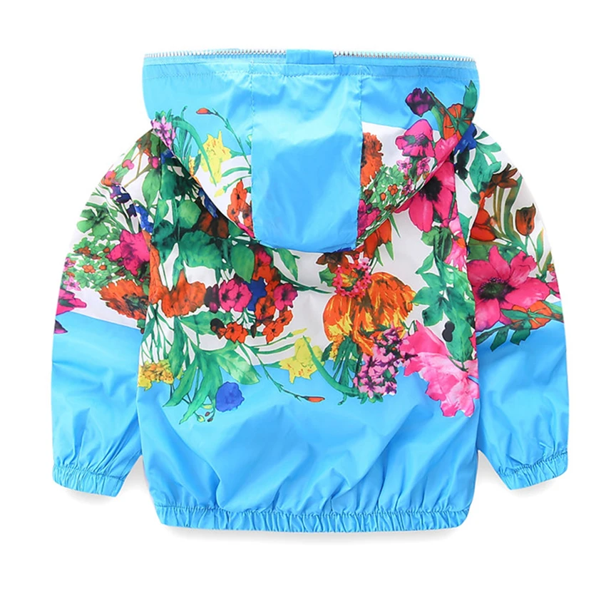 Kids Girls Flower Coat