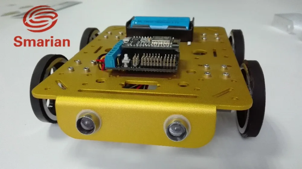 RC WiFi управление C600 4WD металлический автомобиль шасси из алюминиевого сплава 12 в