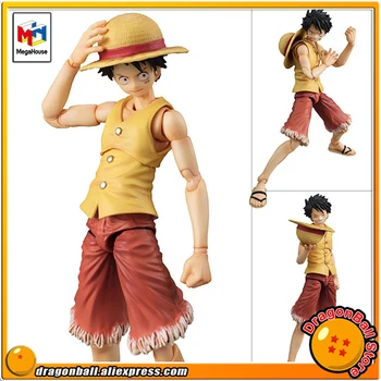 

Japan Anime "ONE PIECE" Original MegaHouse Variable Action Heroes Action Figure - Monkey D. Luffy PAST BLUE (Ver.Yellow)
