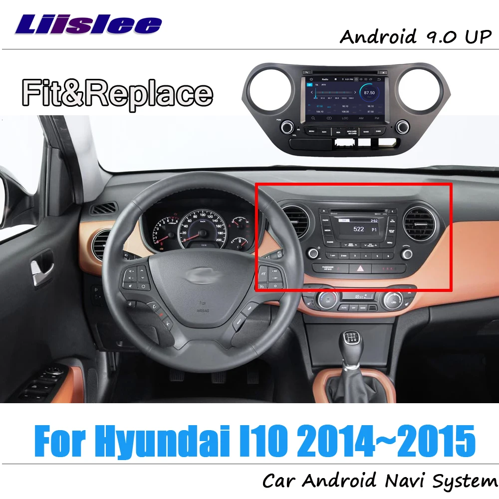 Excellent Liislee Android 9 4+32G For Hyundai I10 2014~2015 Stereo Car Radio Video Carplay GPS Navi Map Navigation System Multimedia 9 Excellent Liislee Android 9 4+32G For Hyundai I10 2014~2015 Stereo Car Radio Video Carplay GPS Navi Map Navigation System Multimedia 9
