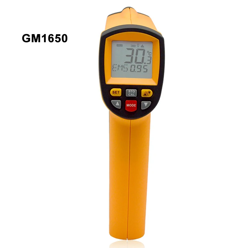 

handheld Digital thermometer gun GM1650 non contact infrared thermometer laser Pyrometer professional temperature gun