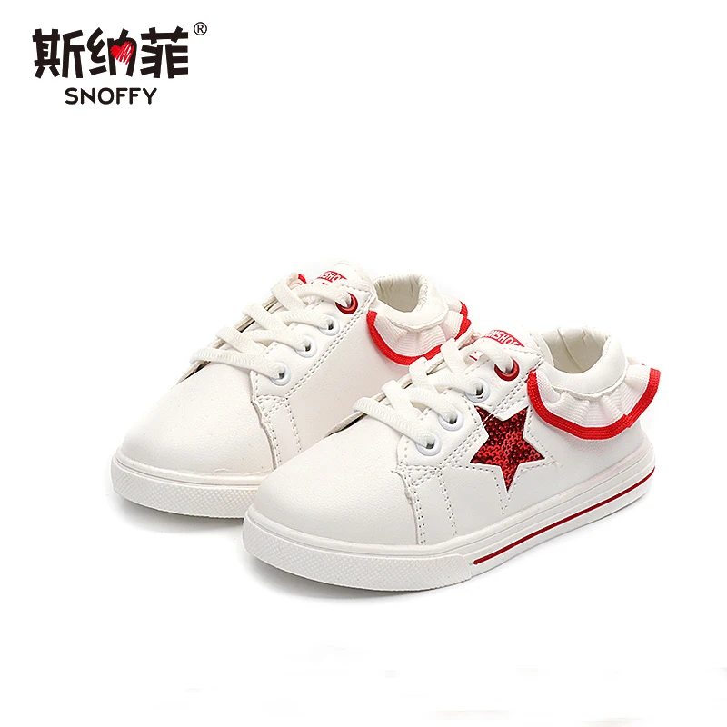 

2018 spring new girls travel sports shoes single shoes big children ruffled breathable casual shoes small white shoes