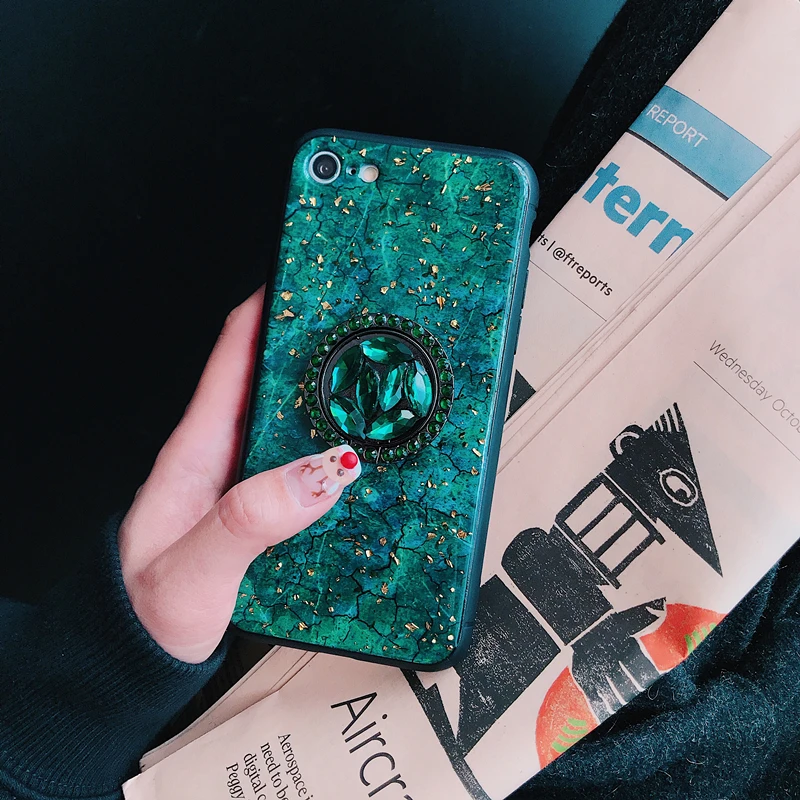 Роскошный силиконовый чехол для iphone 7 8 plus 6 S X XR XS MAX samsung S8 S9 Note|Бамперы| |
