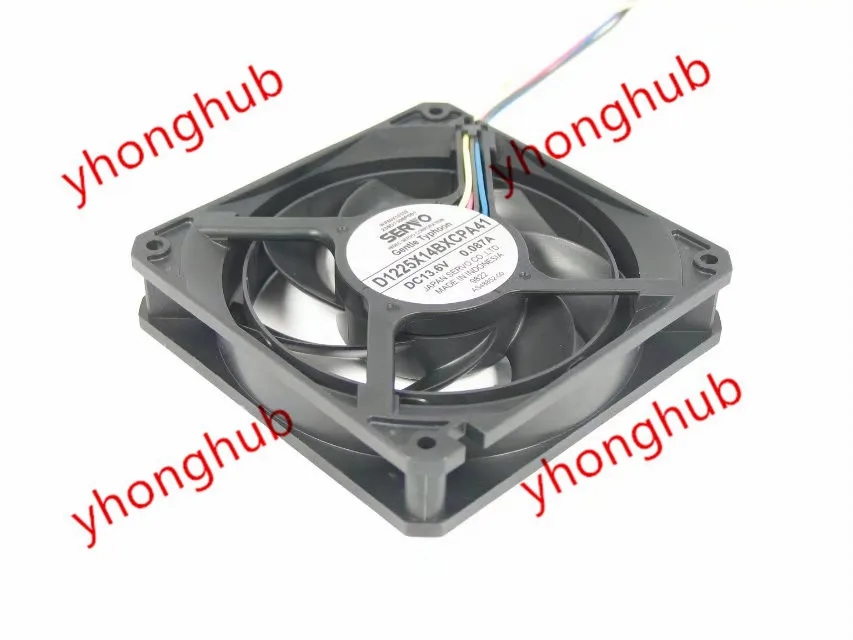 Сервопривод D1225X14BXCPA41 Сервер охлаждающий вентилятор DC 13 6 V 0.087A 3 жильный|fan dc|square fandc
