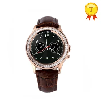 

high quaiity Capacitive Touch Screen Women girl SmartWatch MTK2502 Bluetooth 4.0 wristwatch Support Health rate Monitoring