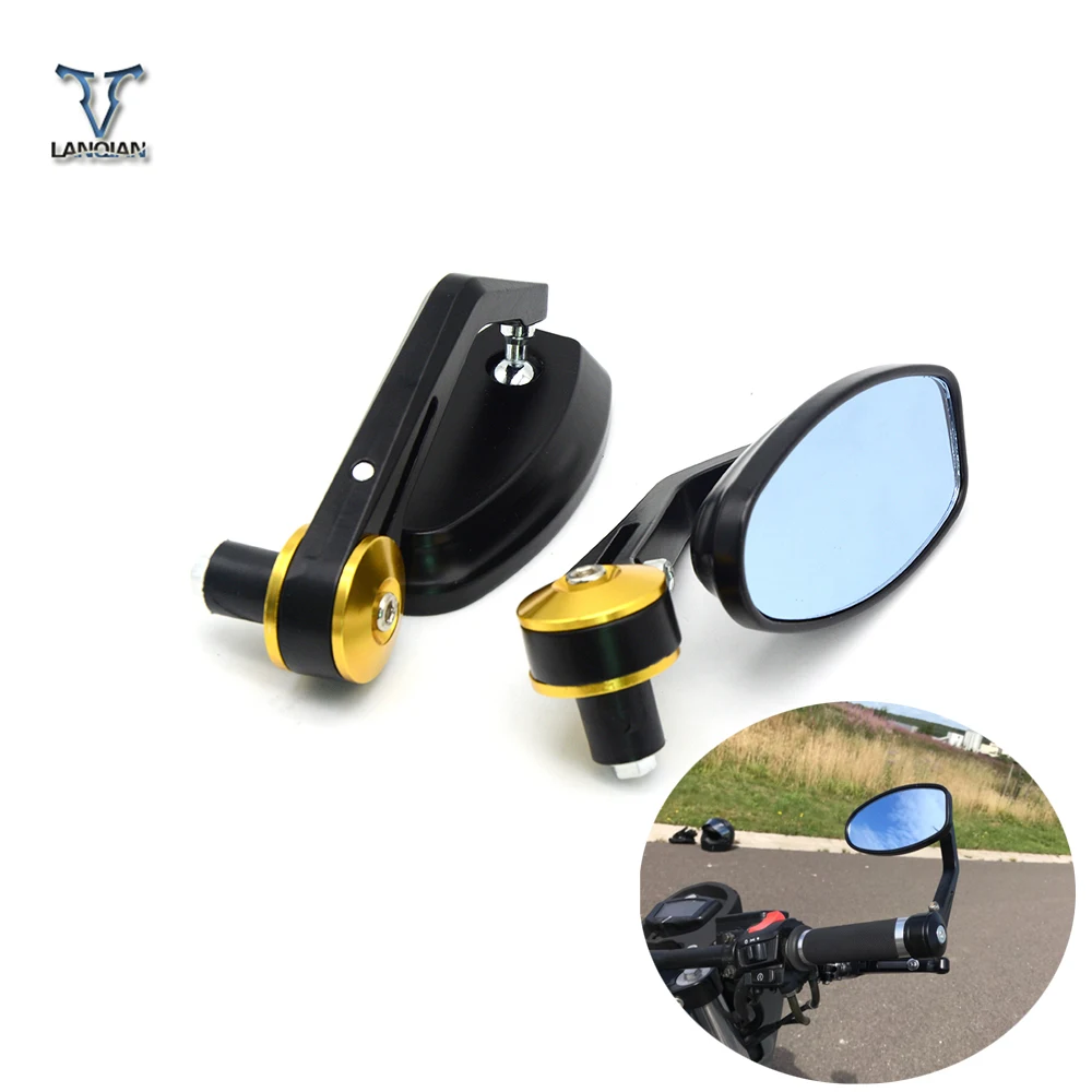 

7/8"" 22mm Motorcycle Handlebar Rear View Side\Rearview Mirrors For Suzuki GSXR 600 750 1000 K1 K2 K3 K4 K5 K6 K7 K8