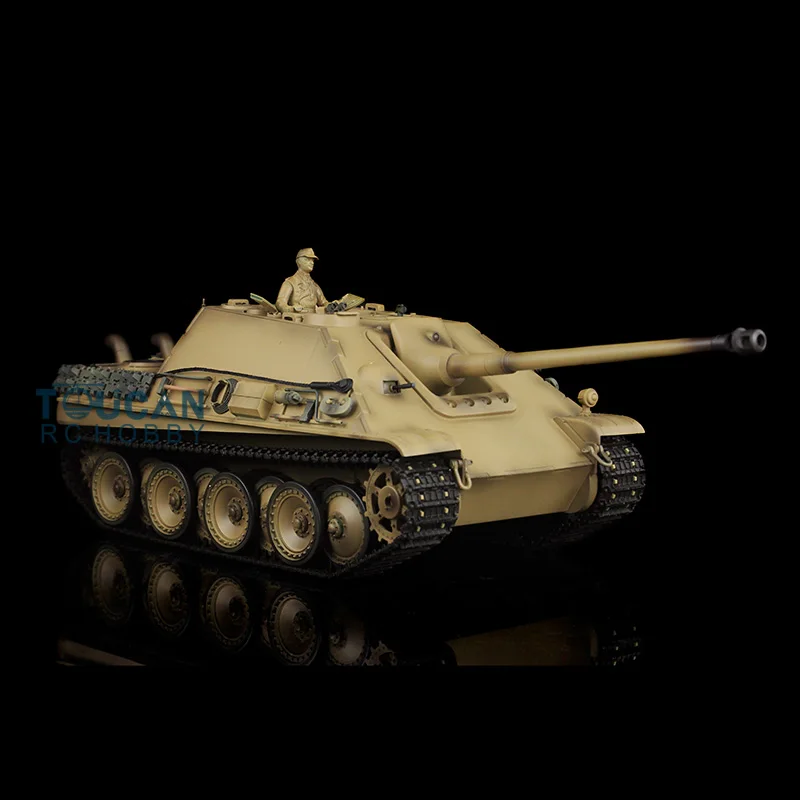 

HengLong 1/16 Scale Yellow Plastic Version German Cheetah RC RTR Tank Model Sound Smog 3869