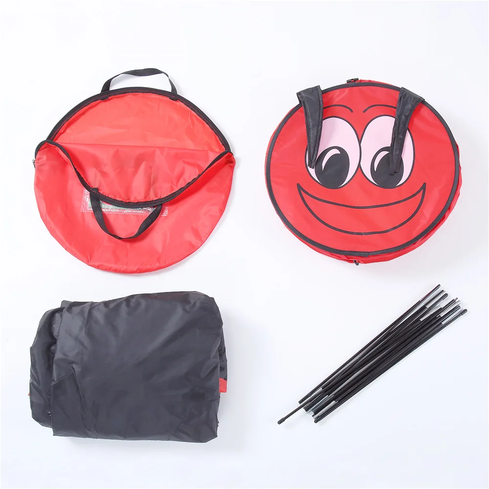 Play Tent Kids Beetle Toy Tent Tunnel Cartoon Children Play House Boy Girl Princess Castle Indoor Outdoor Best Gift beach tent (6)