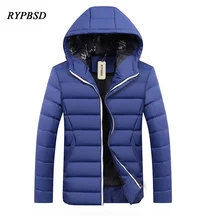 Hot Sale New Winter Jacket Parkas Men Fashion Casual Velvet Warm Hooded Winter Jacket Men Parkas Coat Thick Padded Men