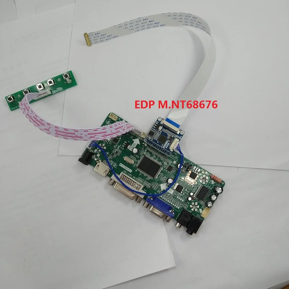 

kit for LP156WF6(SP)(B4) Controller board HDMI VGA DVI 60Hz LCD M.NT68676 Panel Screen 30pin EDP 1920*1080 15.6" LED LG display