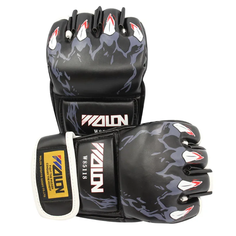 Half Boxing font b Gloves b font Men Women boxeo luva de muay thai Fight Martial