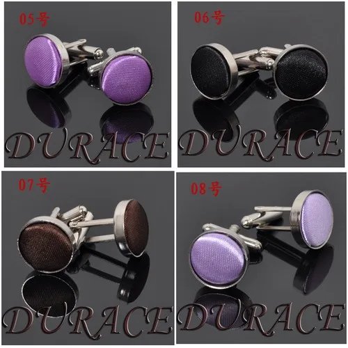 Cloth Round Cufflinks3
